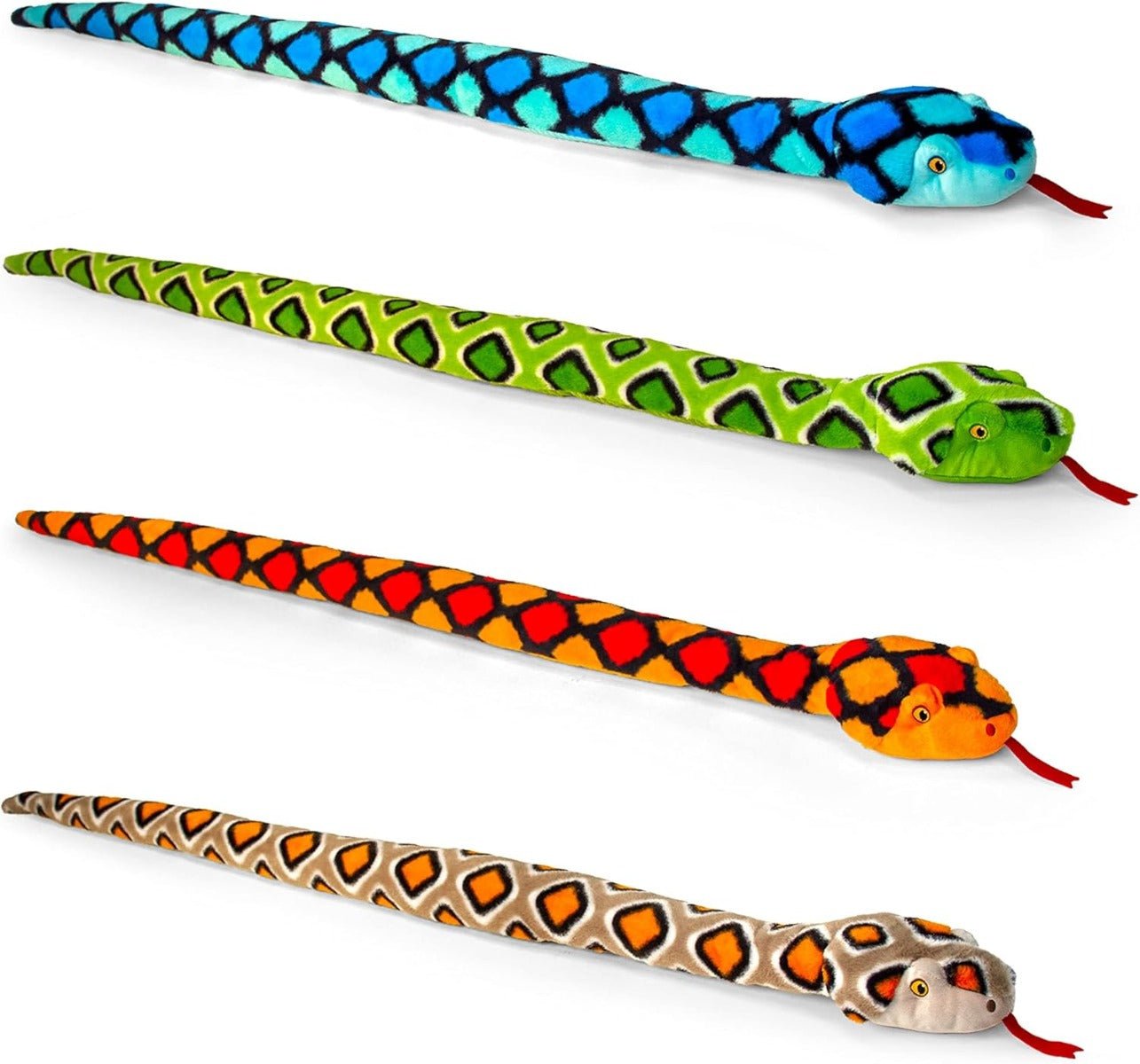Keel Toys Keeleco Snakes Plush Asst 105cm - Colorland Toys