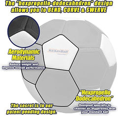 Kickerball Glow-in-the-Dark Curve Soccer Ball for Kids & Teens - Colorland Toys