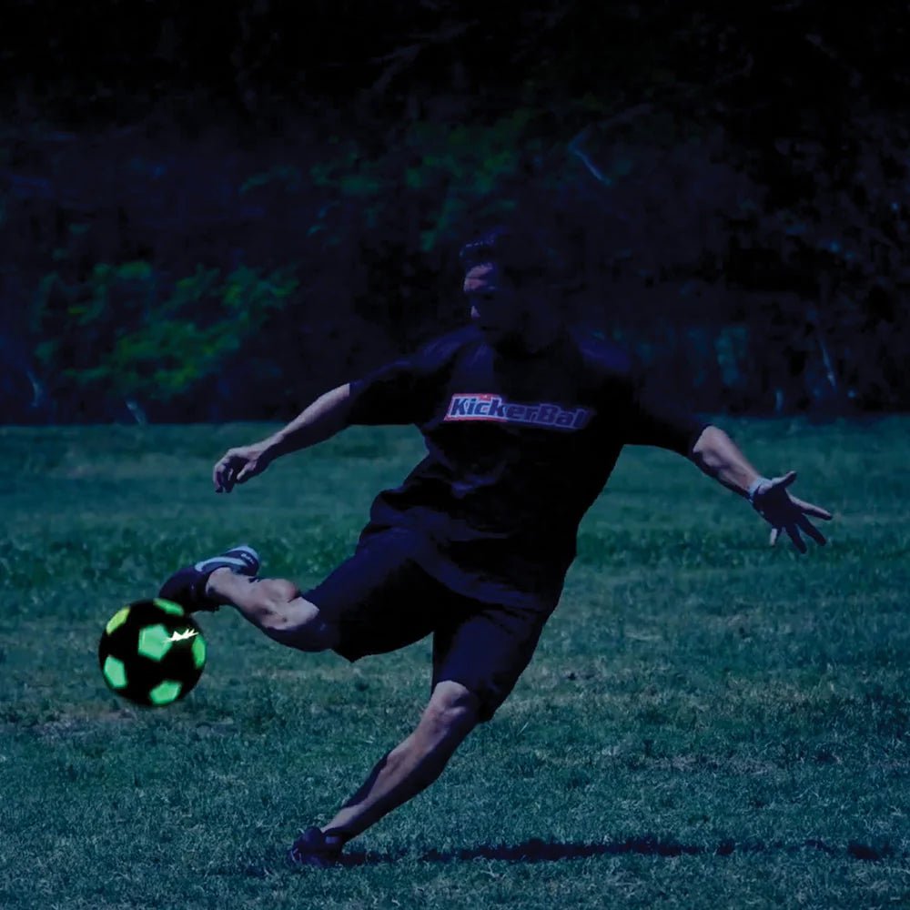Kickerball Glow-in-the-Dark Curve Soccer Ball for Kids & Teens - Colorland Toys