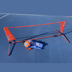 Kickerball Soccer Tennis Set — Fast-Setup Indoor/Outdoor Skill Game with Carry Bag - Colorland Toys