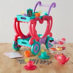 Kid Connection Tea Cart Play Set 47 Pieces 75547 - Colorland Toys