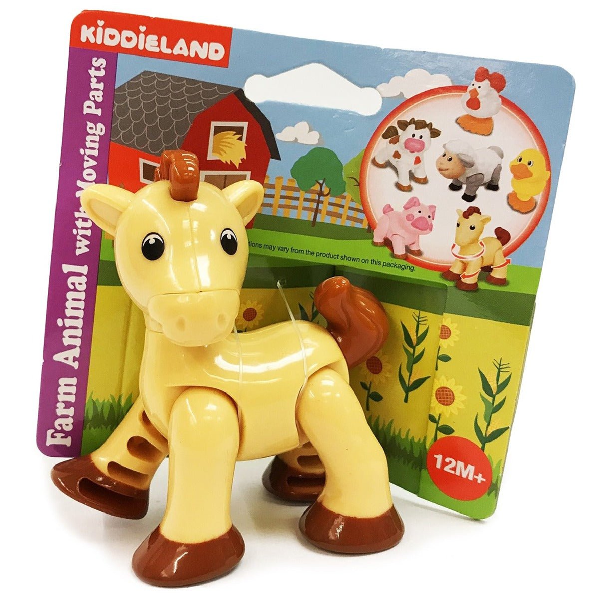 Kiddieland Farm Animal with Moving Parts Horse 056929 - Colorland Toys
