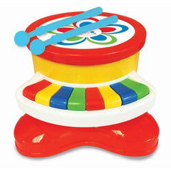 Kiddieland My First Drum & Piano with Mallet 057489 - Colorland Toys