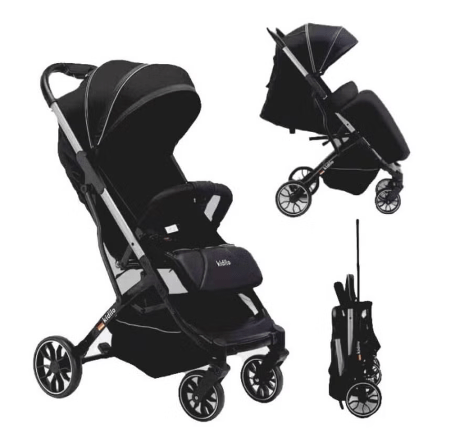Kidilo Baby Chamadan Stroller Black K20/S5163 - Colorland Toys