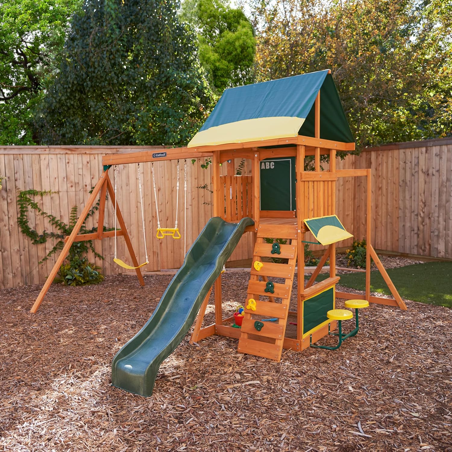 Kidkraft BrightsideWooden Swing Set / Playset F23210 - Colorland Toys