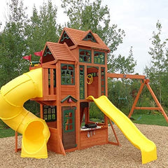 Kidkraft Canyon Ridge Wooden Swing Set / Playset F25715E - Colorland Toys