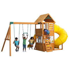 Kidkraft Castlewood Wooden Swing Set / Playset - Colorland Toys