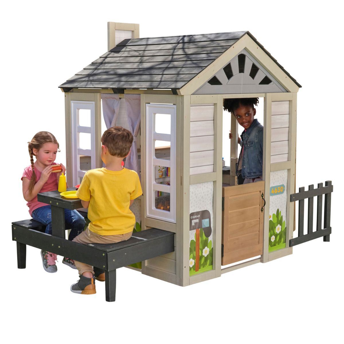 Kidkraft Cozy Hearth Cabin Playhouse - Colorland Toys