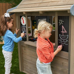 KidKraft Forestview II Wooden Outdoor Playhouse with Doorbell, Bench & Kitchen | Colorland Toys - Colorland Toys