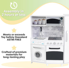 KidKraft Large Play Kitchen White - Colorland Toys