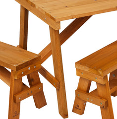 Kidkraft Outdoor Picnic Table Set - Amber - Colorland Toys