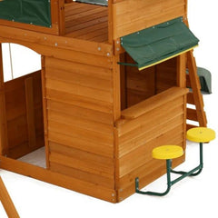 Kidkraft Ridgeview Deluxe Clubhouse Wooden Swing Set / Playset - Colorland Toys
