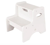 Kidkraft Two - Step Stool - White - Colorland Toys