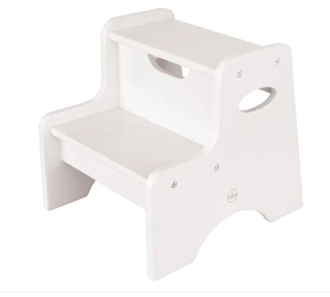 Kidkraft Two - Step Stool - White - Colorland Toys