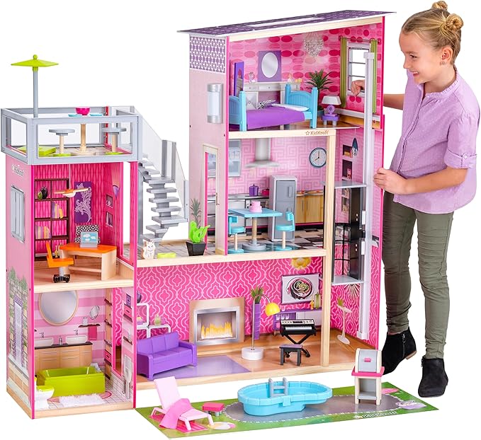 Kidkraft Uptown Dollhouse 65833 - Colorland Toys