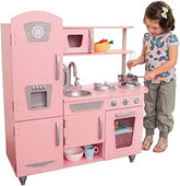 Kidkraft Vintage Play Kitchen Pink 53179 - Colorland Toys