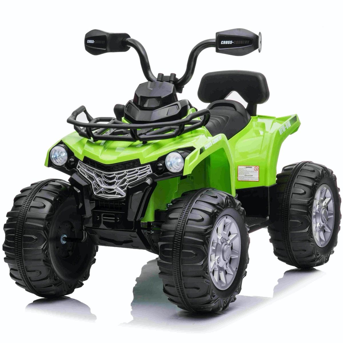 Kids Electric ATV Quadbike Ride - On – 12V Green (JS009) - Colorland Toys