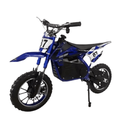 Kids Electric Dirt Bike Blue A - 285 - Colorland Toys