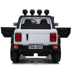 Kids Power Riding Jeep White LB - 2033EL - Colorland Toys