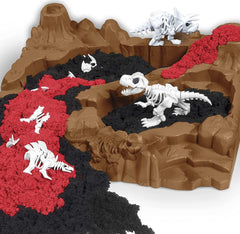 Kinetic Sand Dino Dig Playset with 10 Hidden Dinosaur Bones 6055874 - Colorland Toys