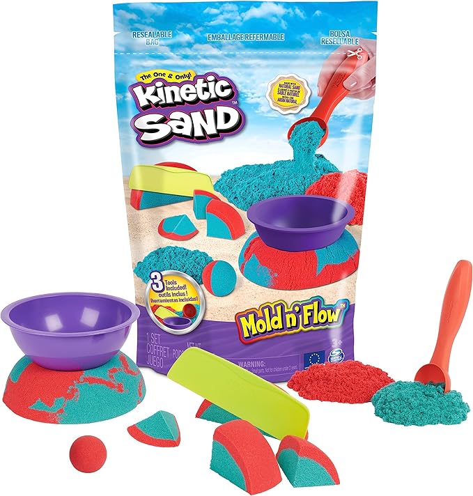 Kinetic Sand Mold N Flow 1.5lbs - Colorland Toys
