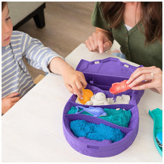 Kinetic Sand Project Planet Deep Sea Set 680g with Sea Creature Tools - Colorland Toys