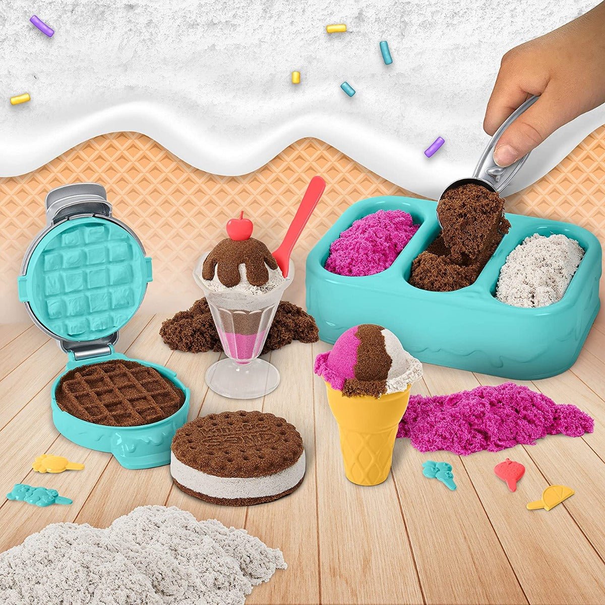 Kinetic Sand Scents Ice Cream Treats 6059742 - Colorland Toys