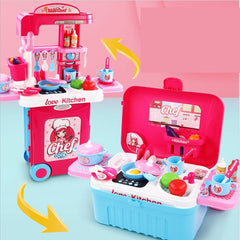 Kitchen Trolley 3 - in - 1 Set 008 - 951A/K1963 - Colorland Toys