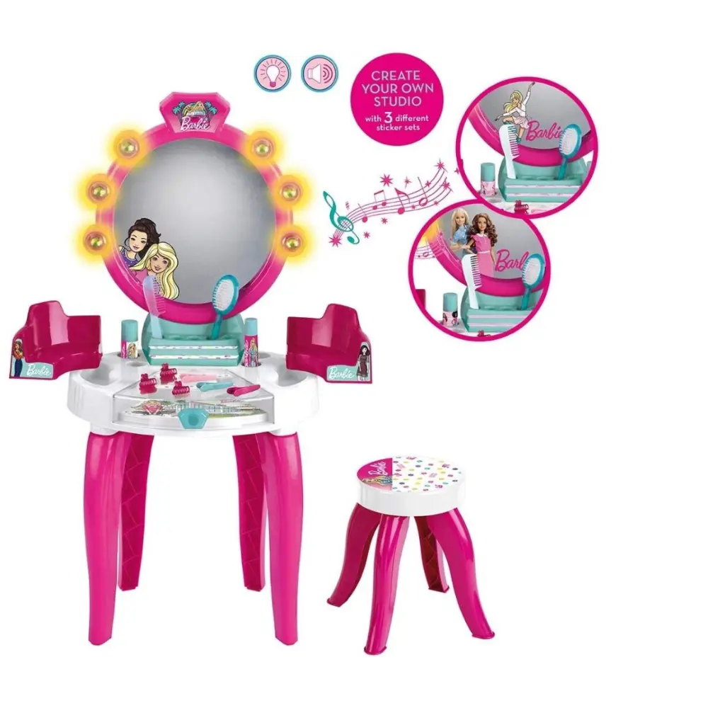 Klein Barbie - Beauty studio with light and sound function - Colorland Toys
