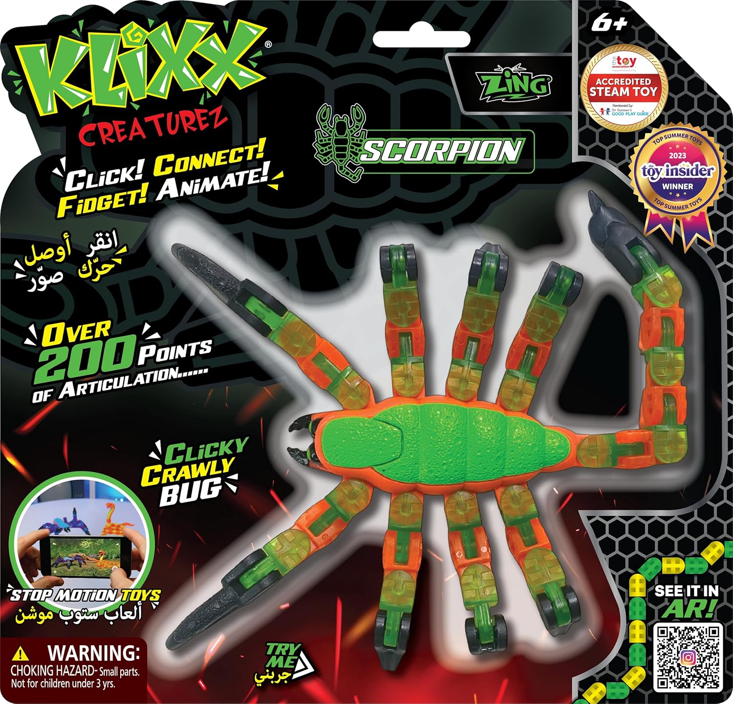 Klixx Creaturez Scorpion ZNG - KX110 - Colorland Toys