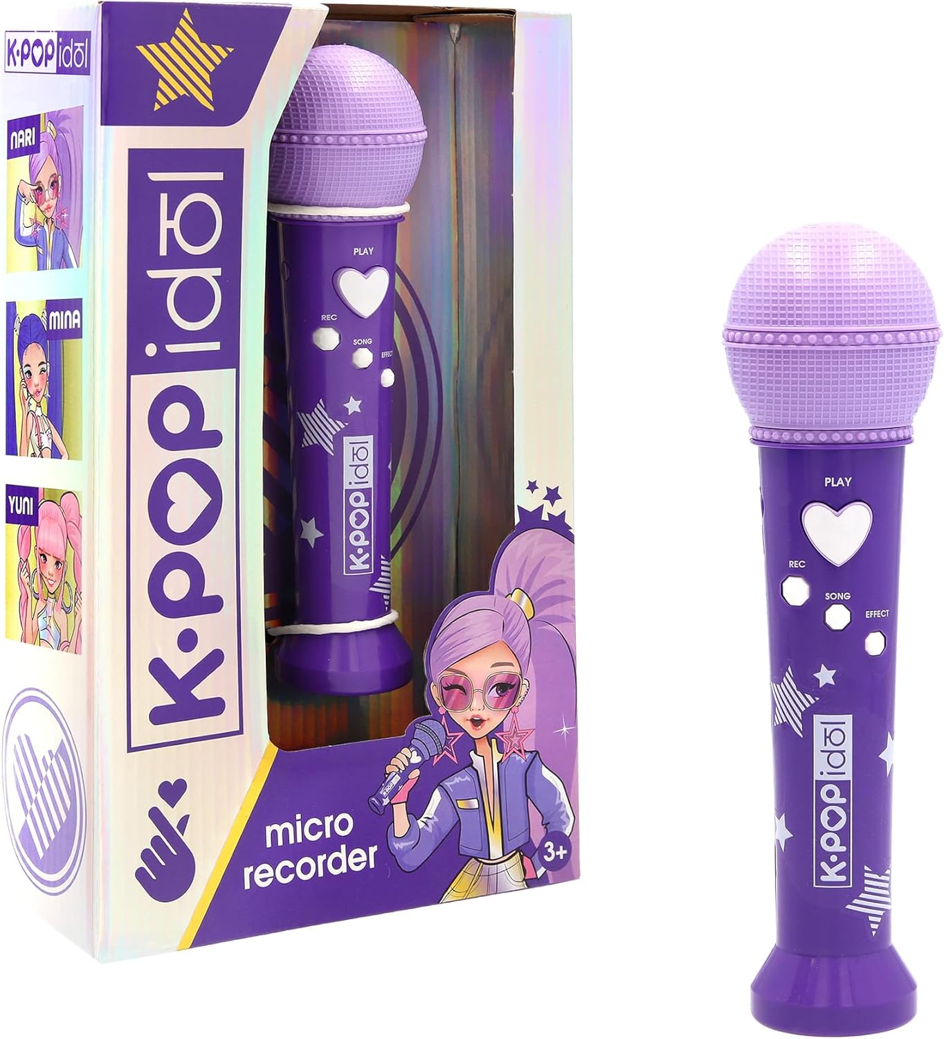 KPop Idol Micro Recorder Battery Operated for Young K-Pop Fans - Colorland Toys
