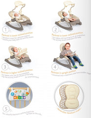 Weina MusiCozzi Magic Rocking Chair Chocolate 400310101 - Colorland Toys