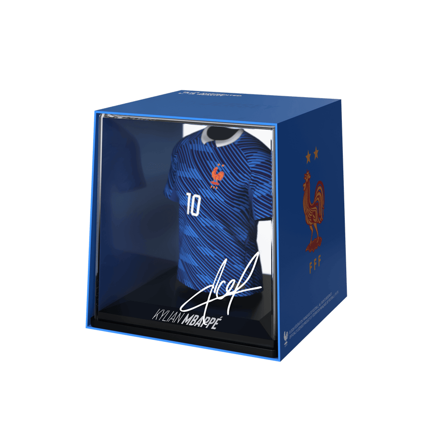 Kylian Mbappé Official FFF Collectible Mini Jersey – 2026 Home Kit