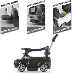 Land Rover Defender 90 Push Car Black - Colorland Toys