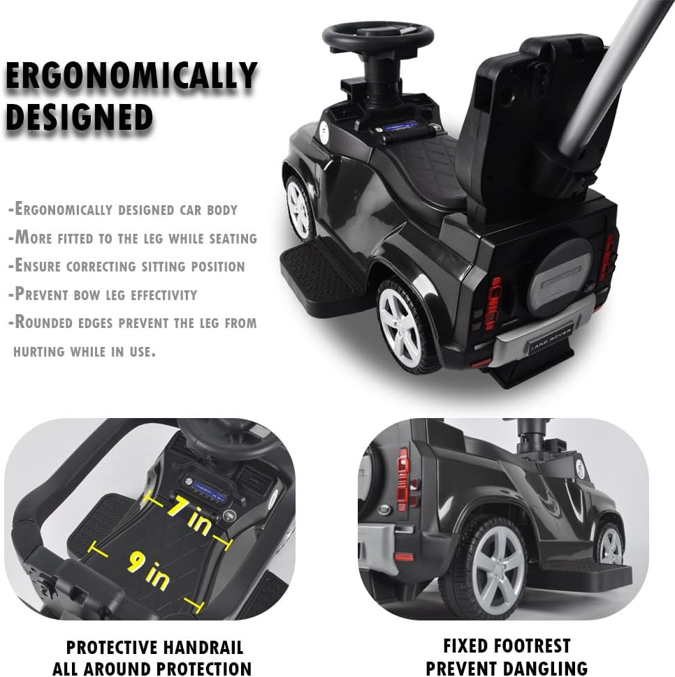 Land Rover Defender 90 Push Car Green - Colorland Toys