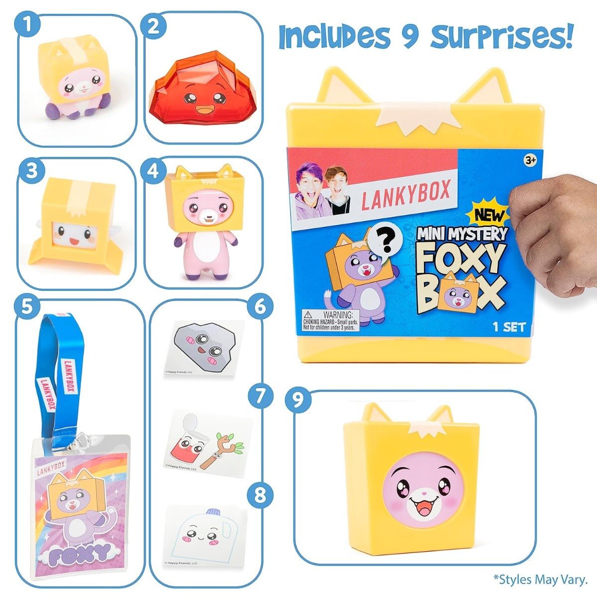 LankyBox Giant Foxy Mystery Box BON - 2142 - Colorland Toys