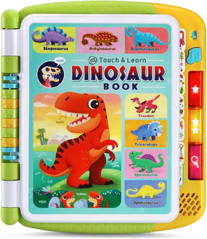 LeapFrog Touch & Learn Dinosaur Book 80 - 619203 - Colorland Toys