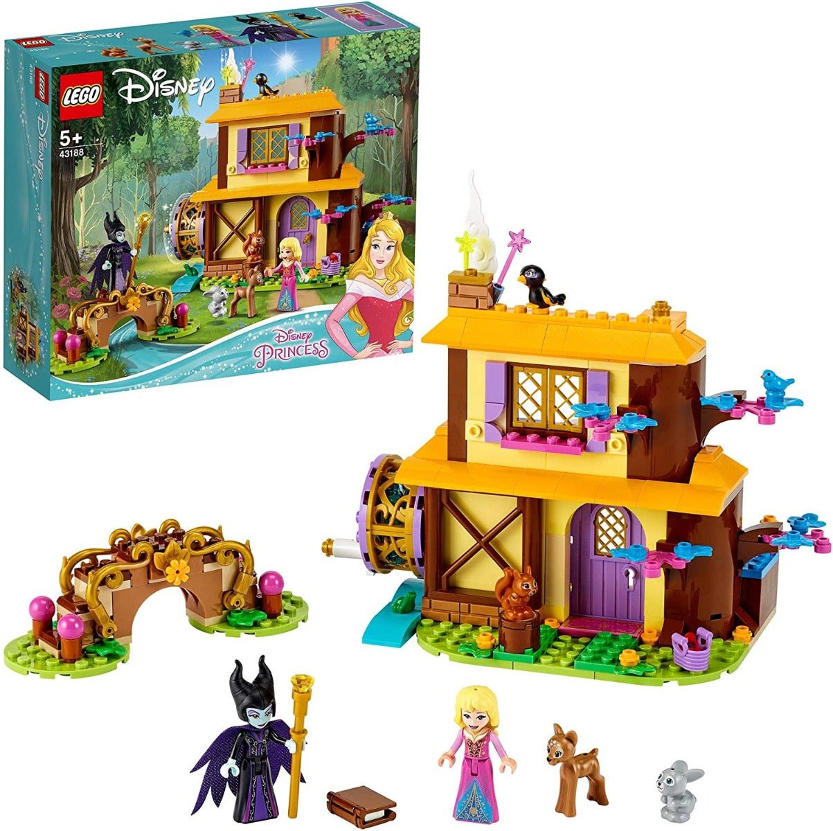 LEGO Aurora's Forest Cottage Set 43188 - Colorland Toys