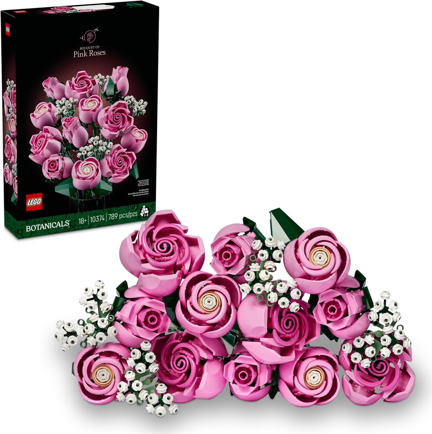 LEGO Botanicals Bouquet Of Pink Roses 10374 - Colorland Toys