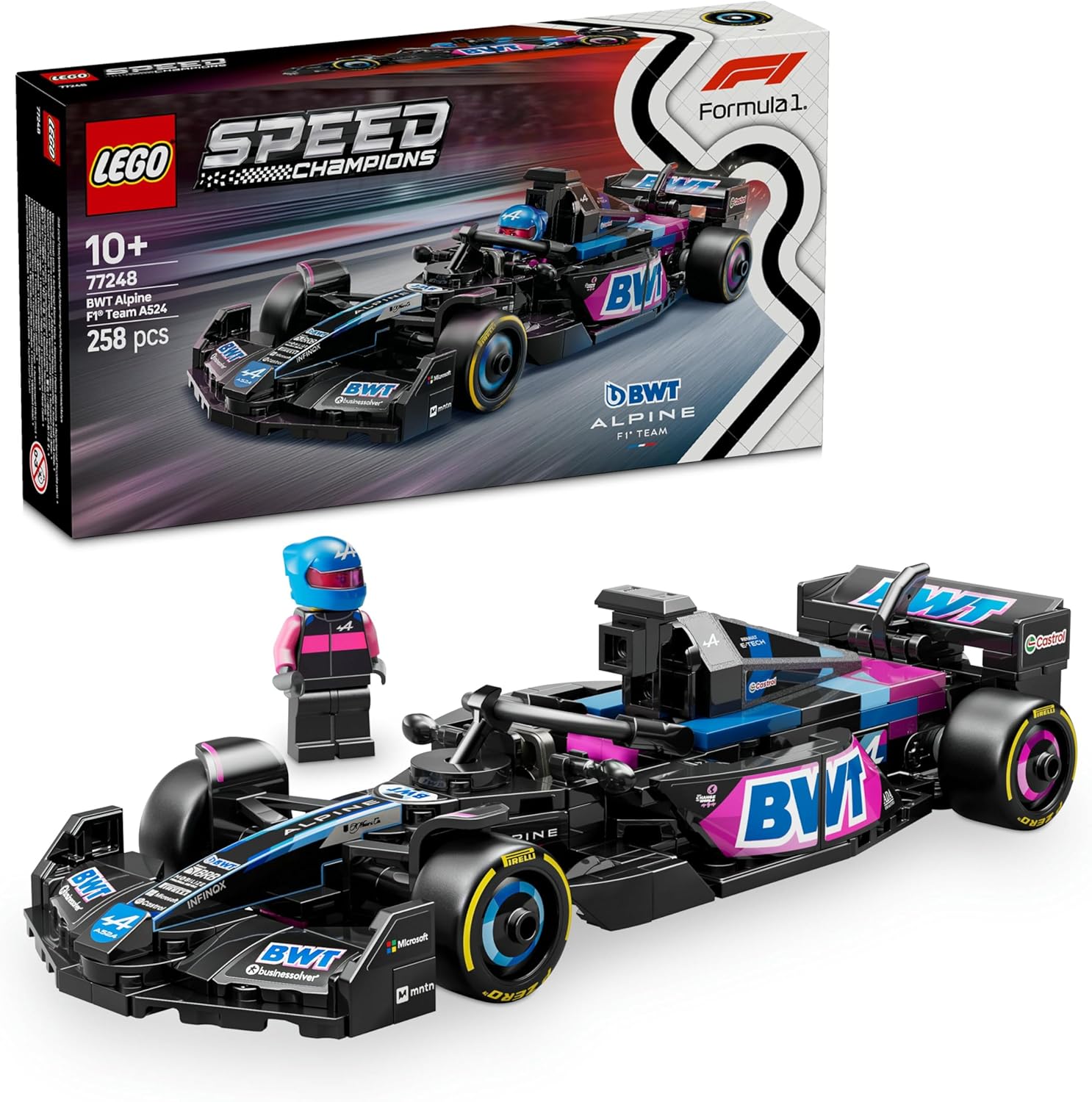LEGO BWT Alpine F1 Team A524 Race Car 77248 - Colorland Toys