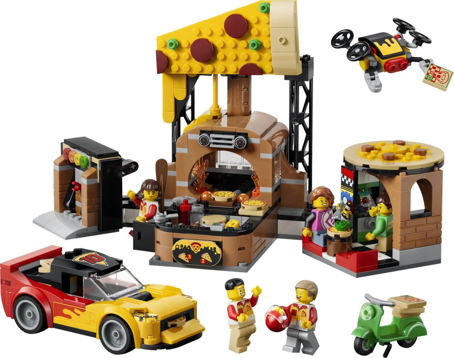 LEGO City 60496 Pizza Delivery Adventure Building Set