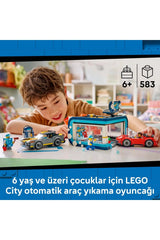 LEGO City Automatic Car Wash 60497 Toy Construction Set (583 pcs) - Colorland Toys