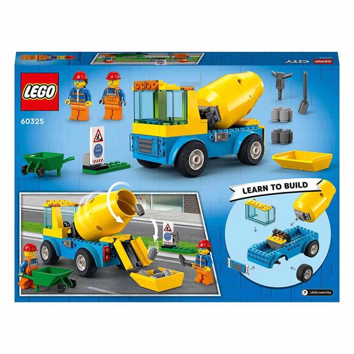 LEGO City Cement Mixer Truck 6379625/60325 - Colorland Toys