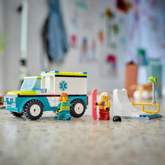 Lego City Emergency Ambulance And Snowboarder - Colorland Toys