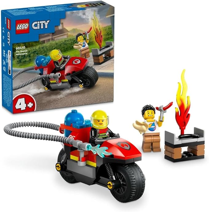 Lego City Fire Rescue Motorcycle - Colorland Toys