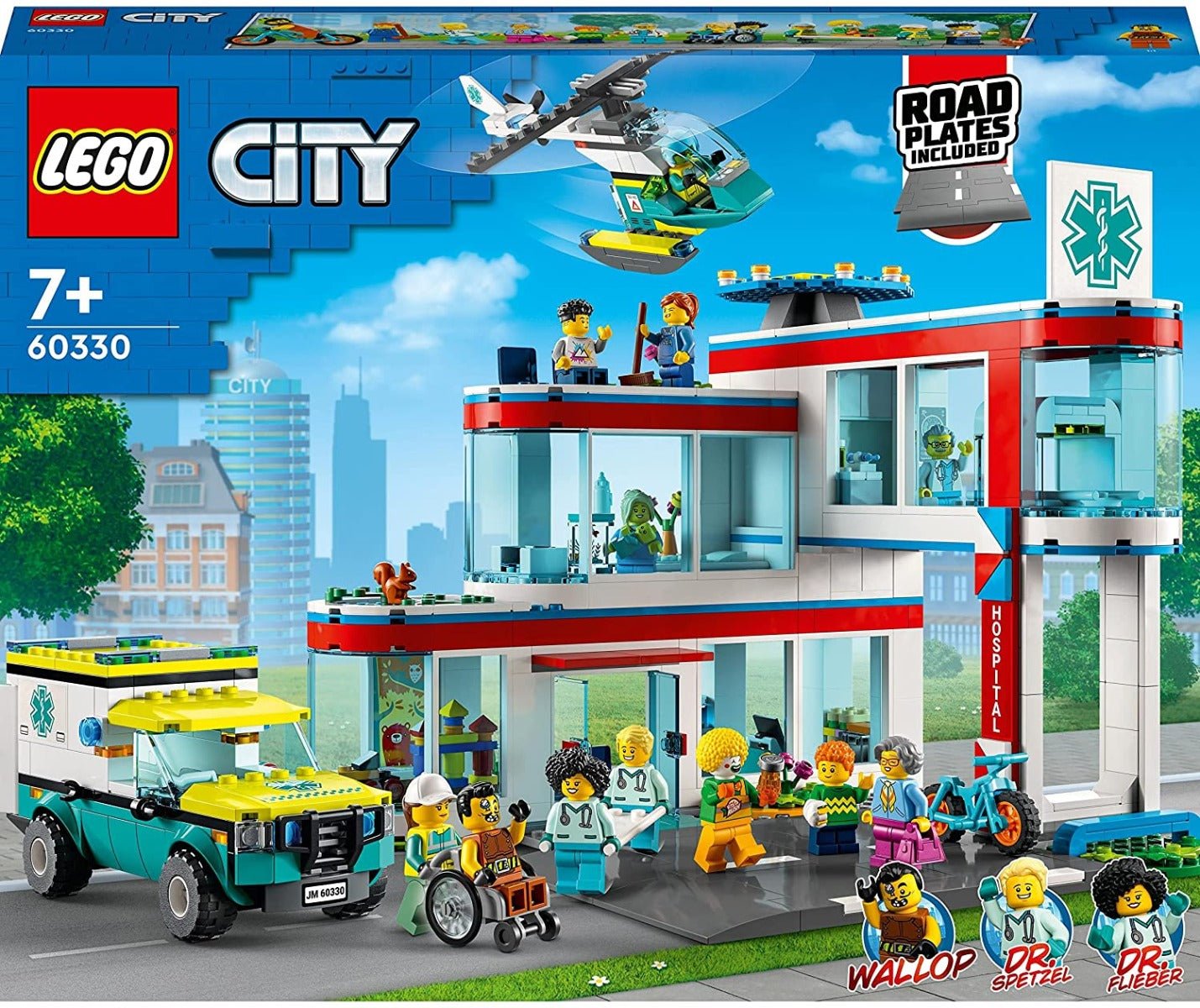 LEGO City Hospital Set 60330 - Colorland Toys