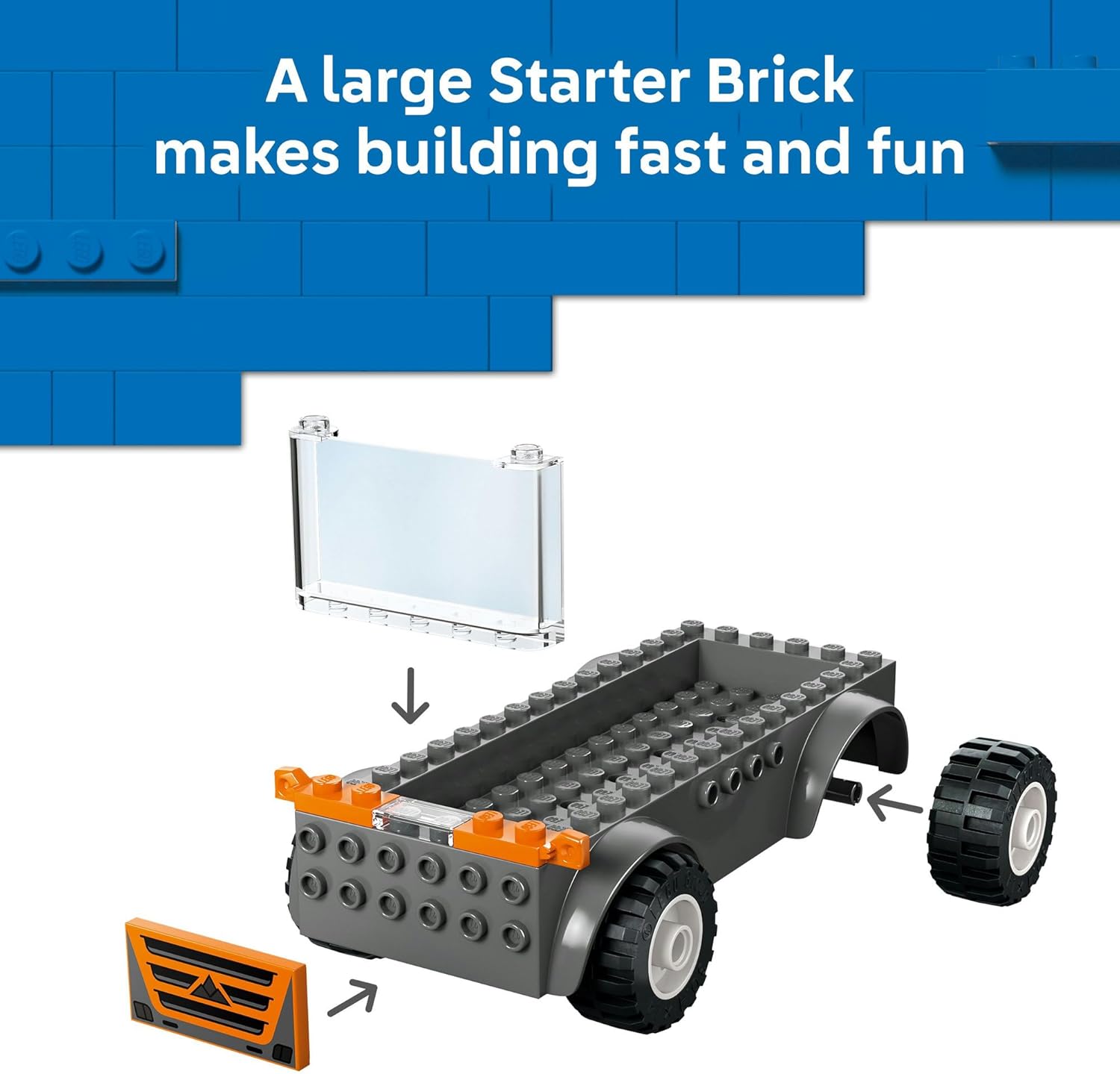 LEGO City Motorcycle Transporter 60491 - Colorland Toys