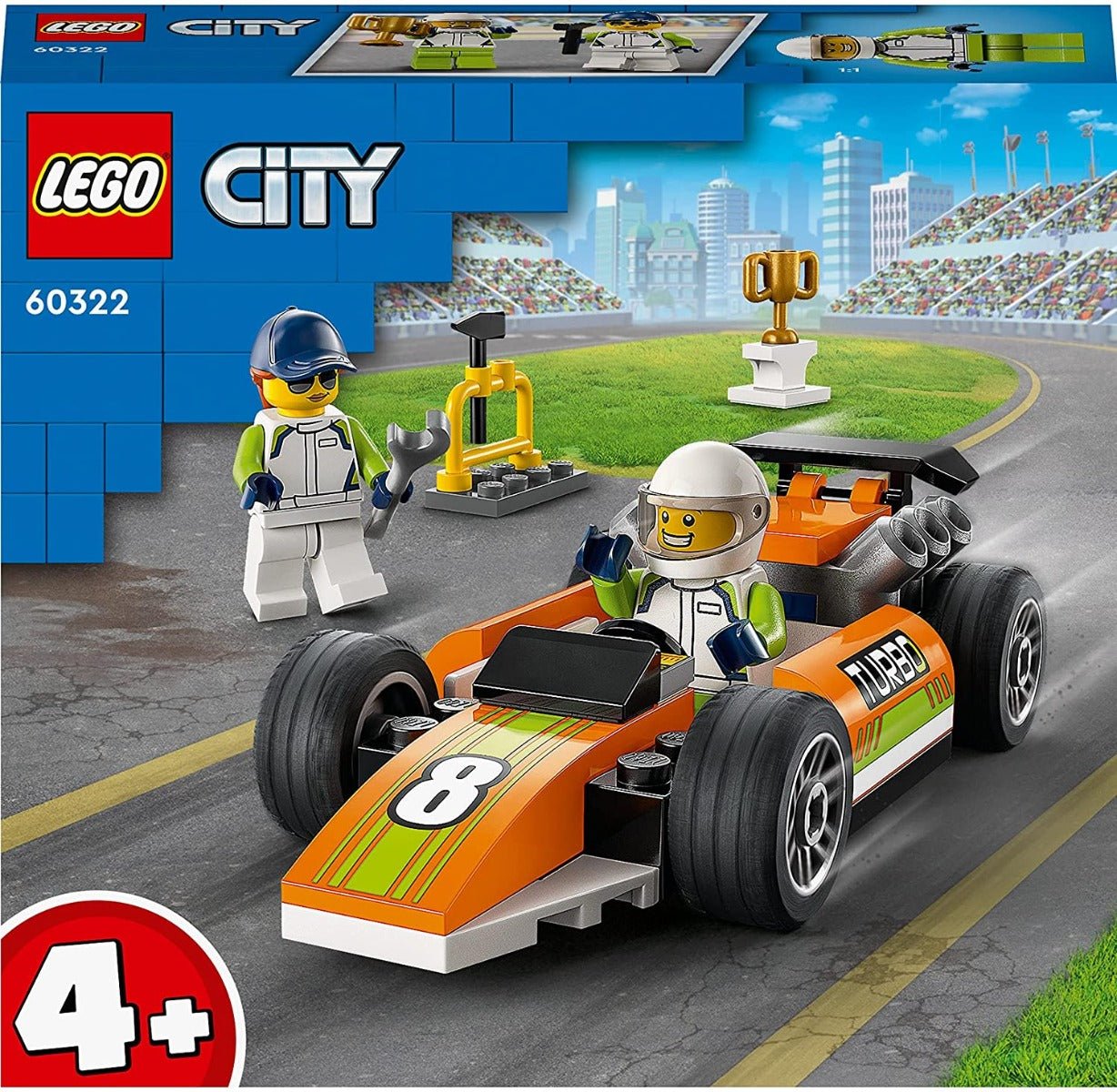 LEGO City Race Car Set 60322 - Colorland Toys
