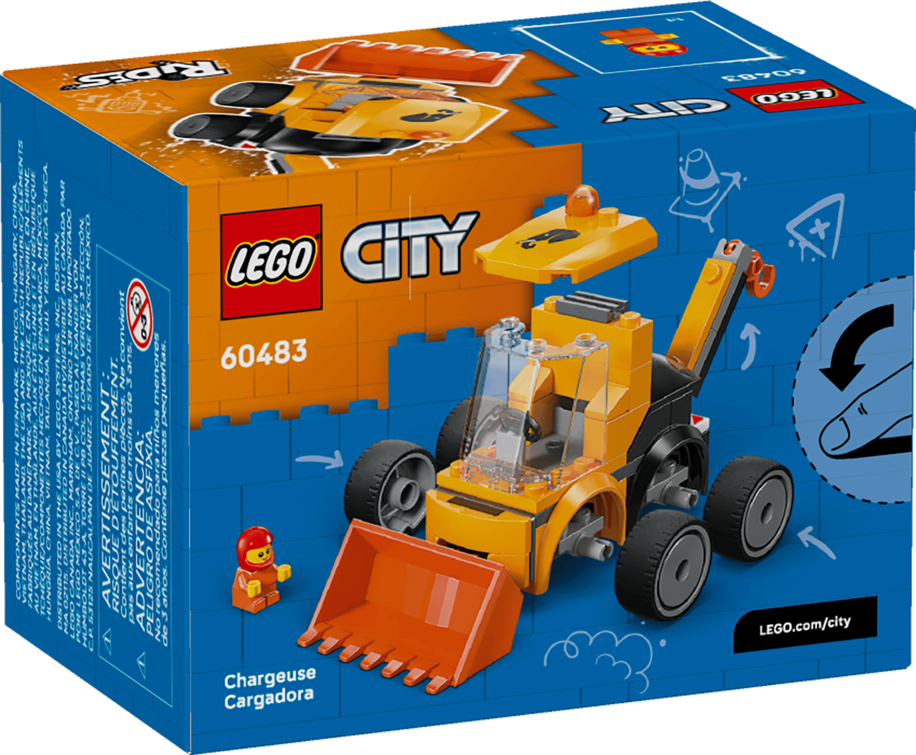 LEGO City Rides - Construction Loader 60483 - Colorland Toys