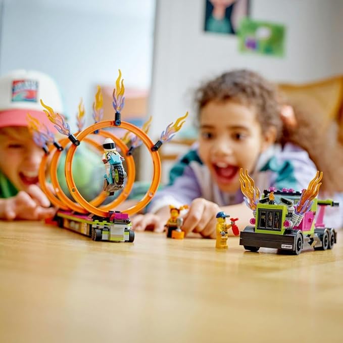 LEGO City Stunt Truck & Ring of Fire Challenge 6425788/60357 - Colorland Toys